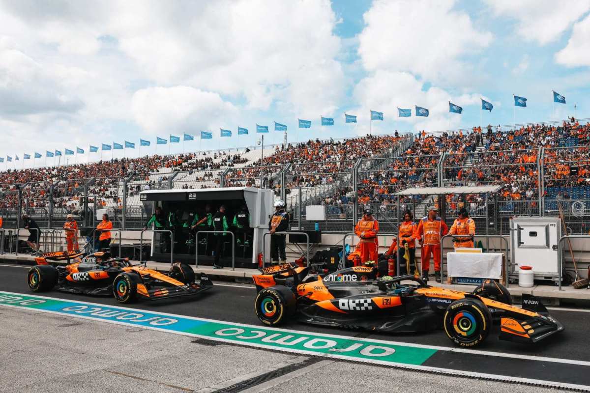 McLaren diz que “Piastri e Norris mereciam a pole” do GP dos Países Baixos: “No limite”