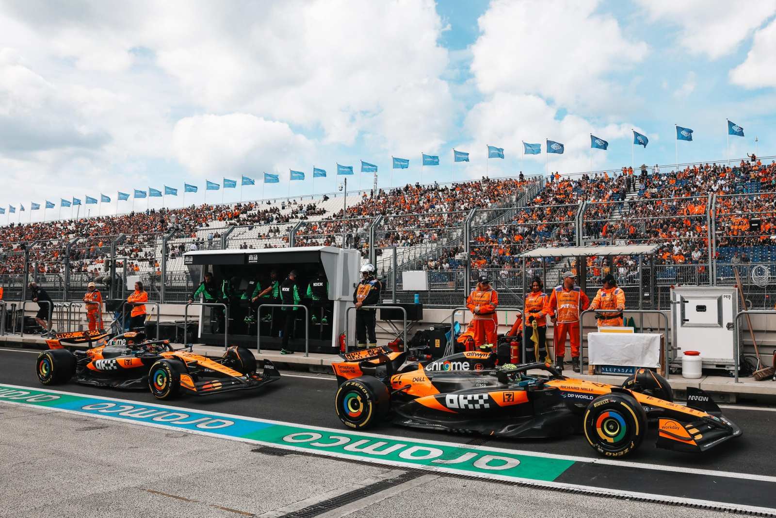 McLaren diz que “Piastri e Norris mereciam a pole” do GP dos Países Baixos: “No limite”