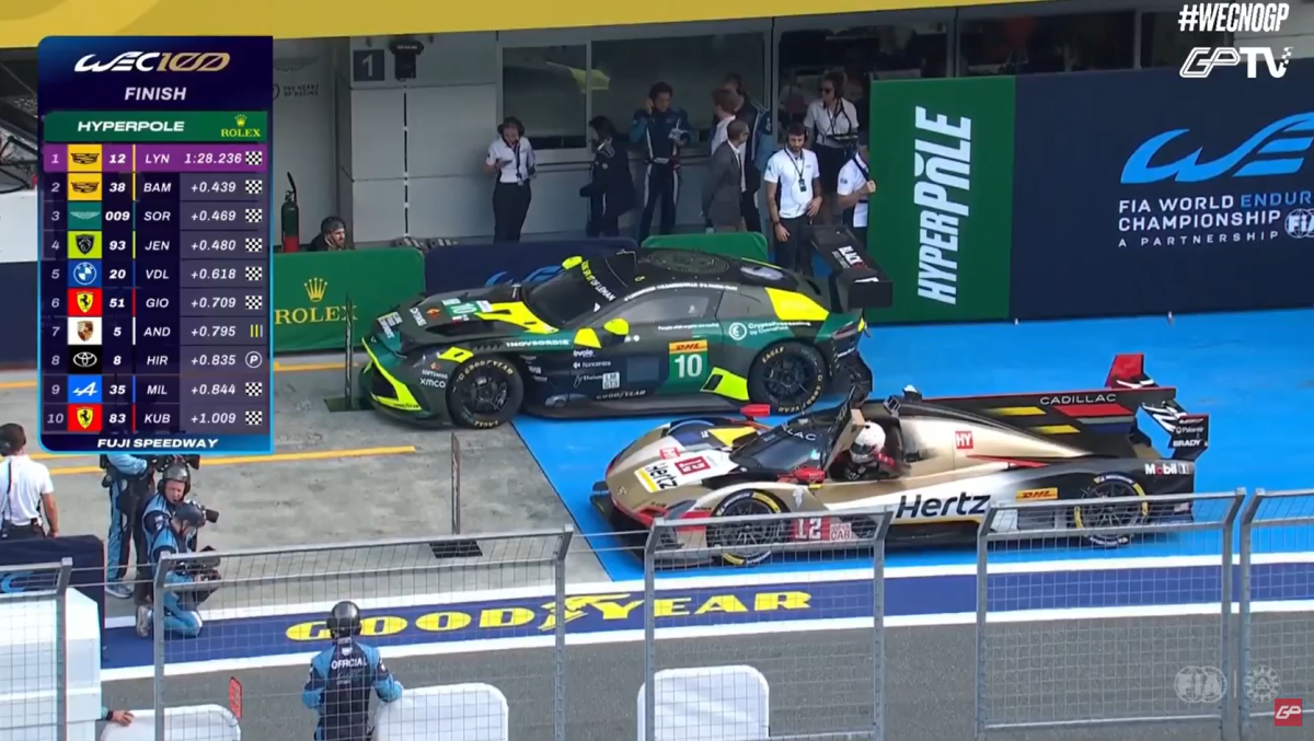 Lynn sobra na classificação das 6H de Fuji do WEC e crava 3ª pole do ano com Cadillac #12