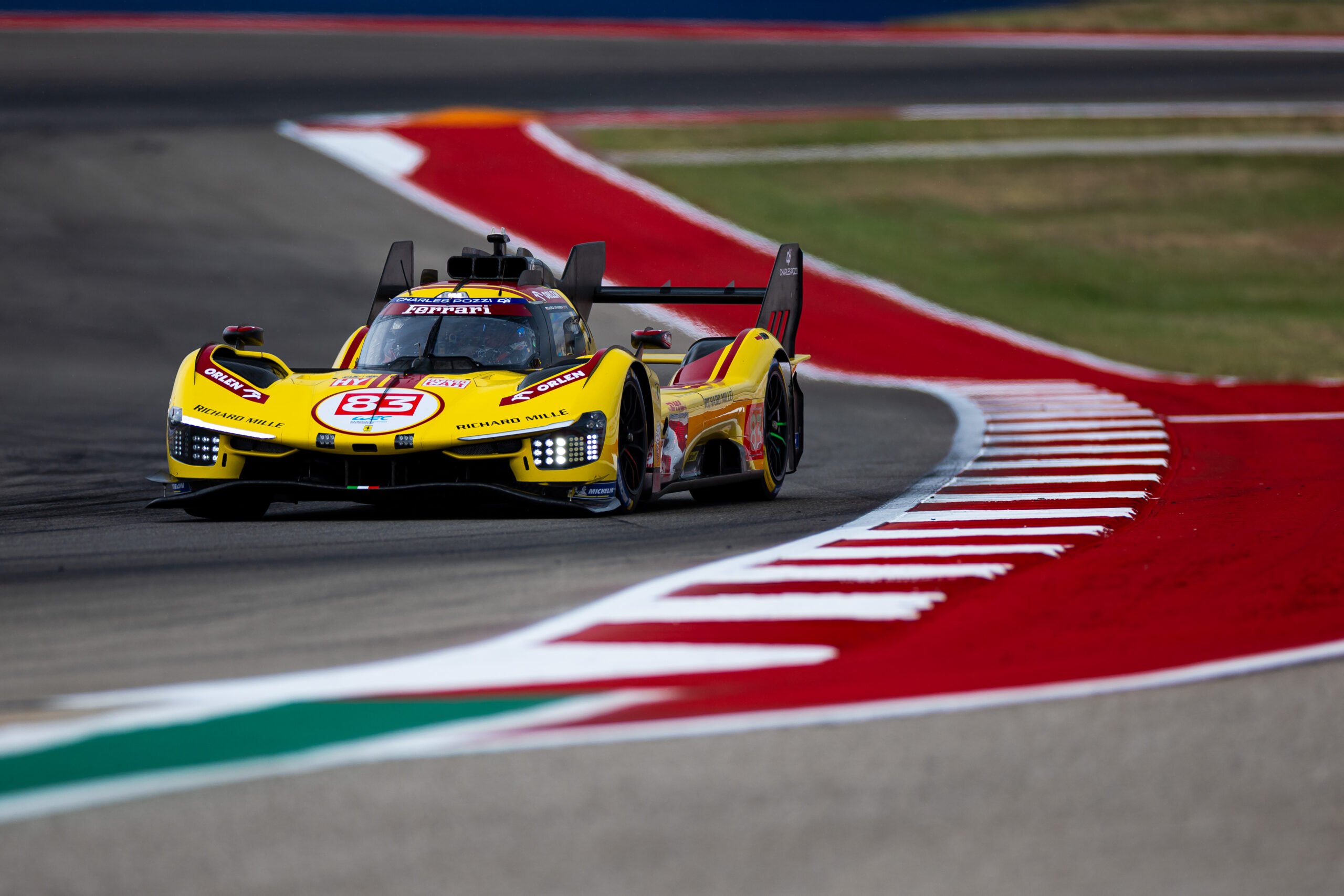 Kubica consolida dominio y logra la pole del WEC en Austin; Varrone es sexto en Hypercar