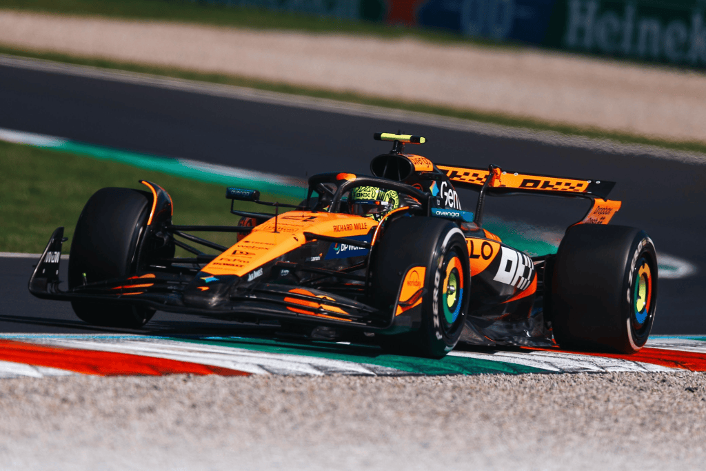 Norris comanda el tercer entrenamiento del GP de Italia; Colapinto es 14°