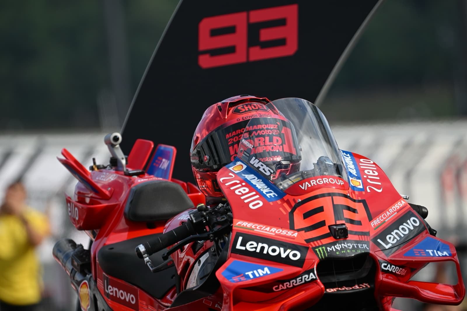 Marc Márquez descarta usar #1 na temporada 2026: “93 é parte de mim”