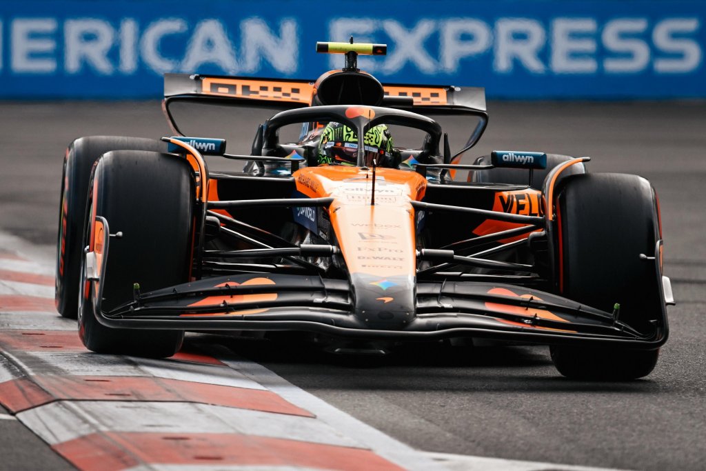 Norris cita dificultades con neumáticos y dice que el choque en la FP2 de Bakú «costó caro»