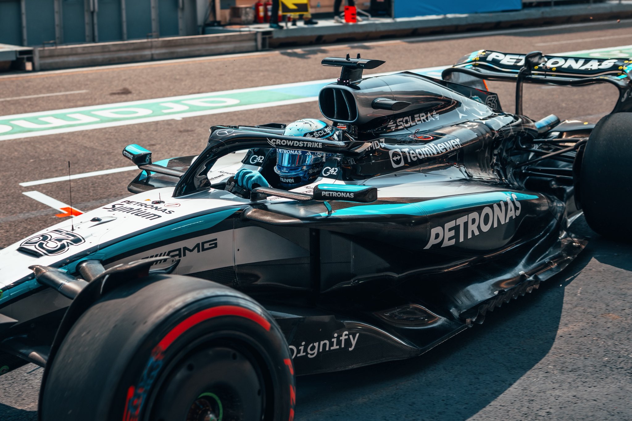 Wolff asegura que Russell podía luchar por la victoria en Azerbaiyán: “Estaba muy cerca”