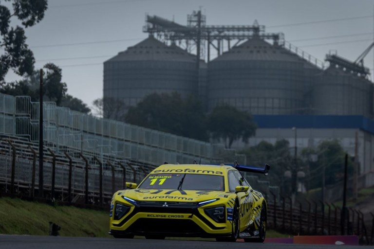 Gaetano Di Mauro liderou o TL1 em Cascavel (Foto: Magnus Torquato / Stock Car)