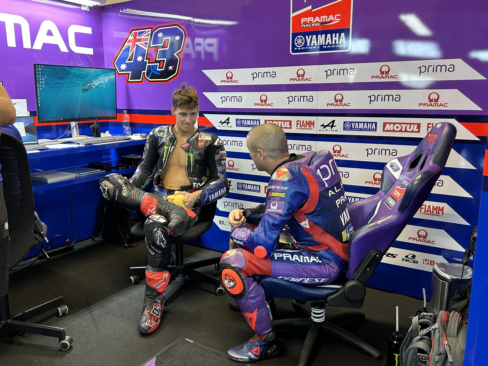 Miller é solidário com frustração de Quartararo com V4, mas diz: “Leva tempo”
