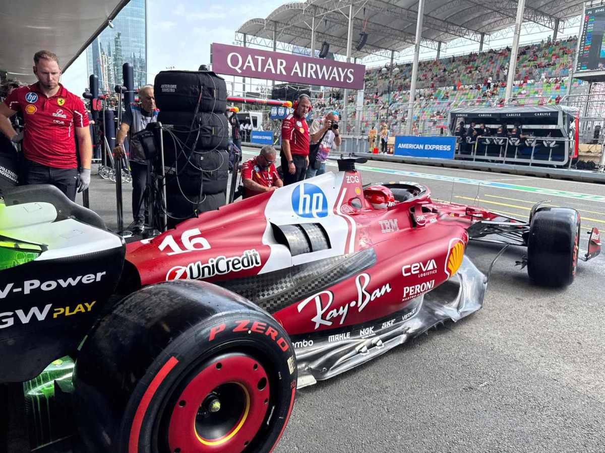 Ferrari mantém fé e diz que “nem tudo está perdido” no Azerbaijão: “Corrida é longa”