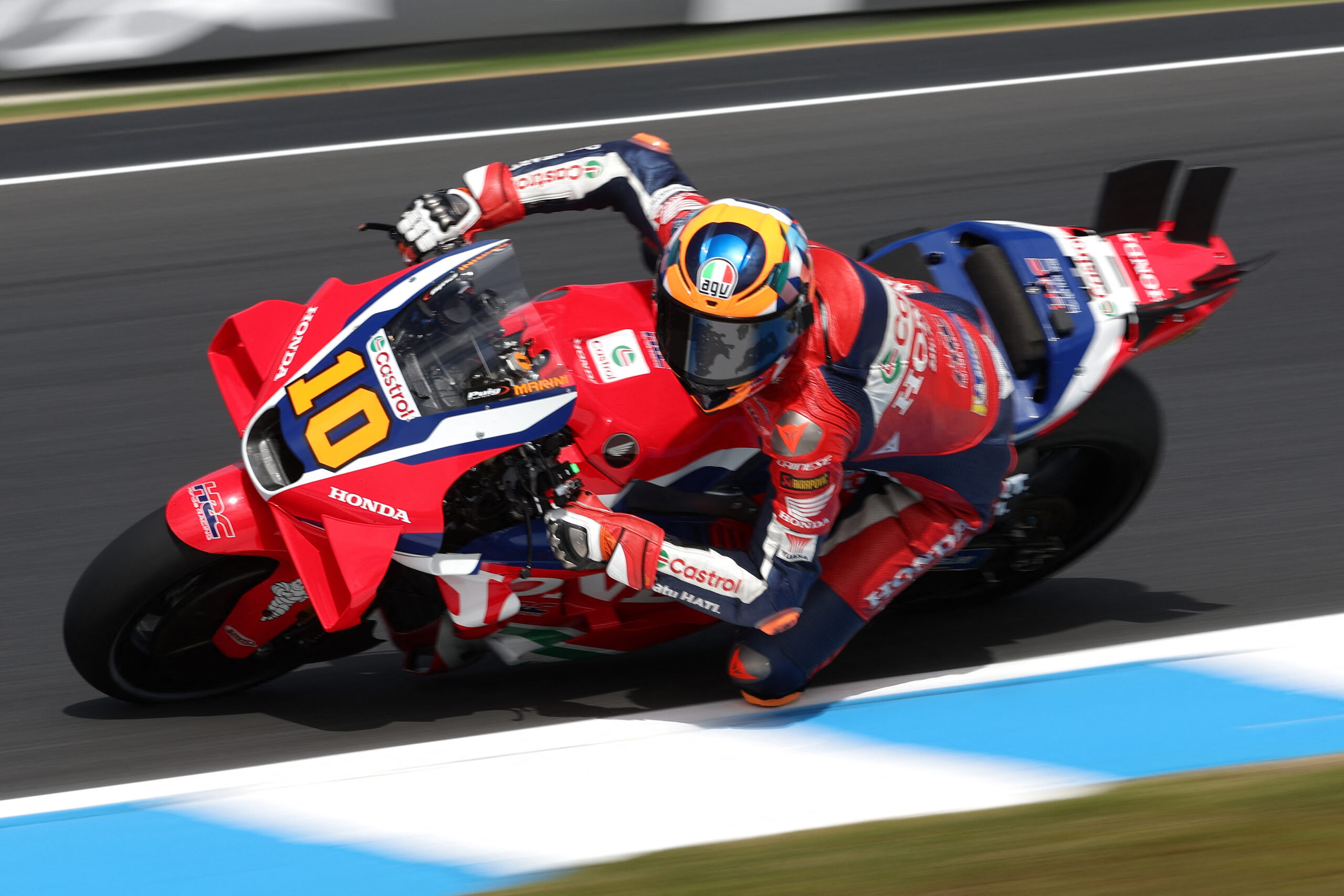 Marini recuerda “sacrificios” en MotoGP y celebra el “progreso increíble” de Honda