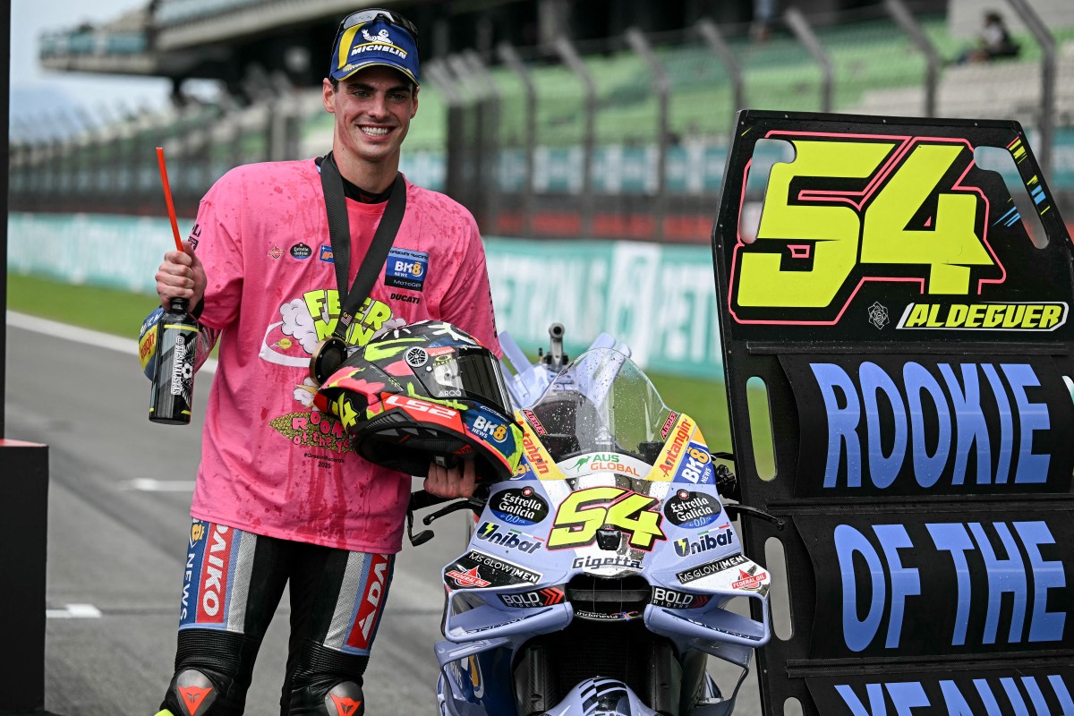 Aldeguer garante título de melhor novato da MotoGP 2025 com sprint da Malásia