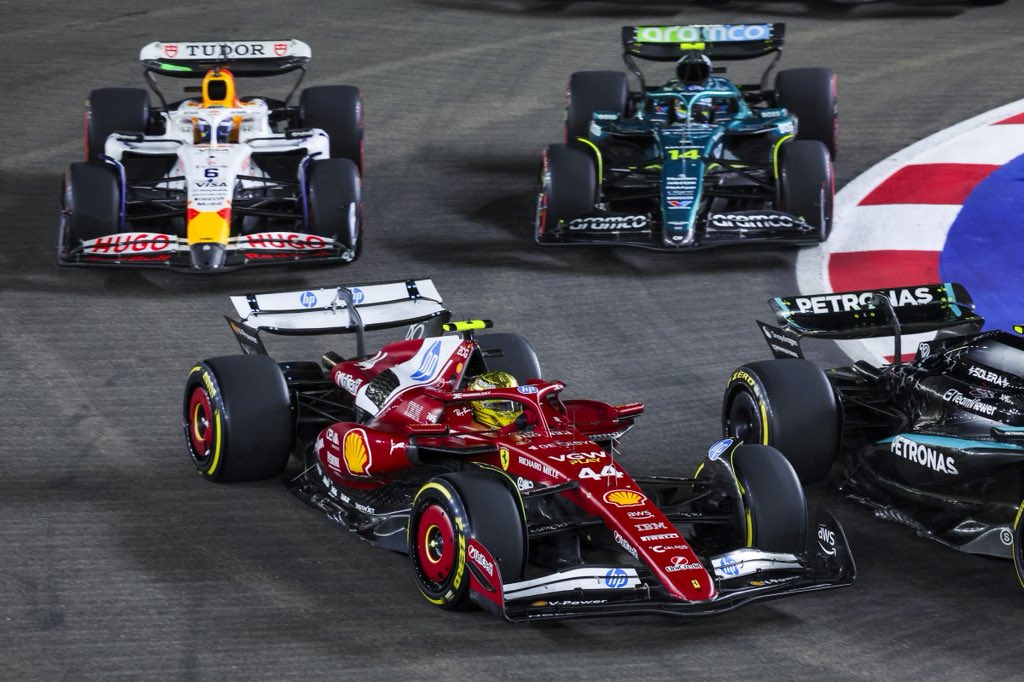 Hamilton se desahoga tras 8° puesto en Singapur: «No tenemos nivel para luchar»