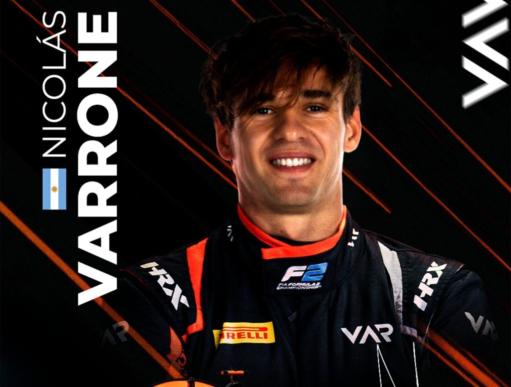Varrone da el salto a F2 en 2026 y confirma su participación con Van Amersfoort