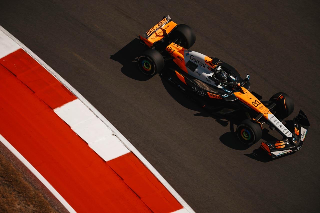 Piastri cita «vuelta desordenada» y dice que 3º puesto para la sprint de Austin «fue suerte»