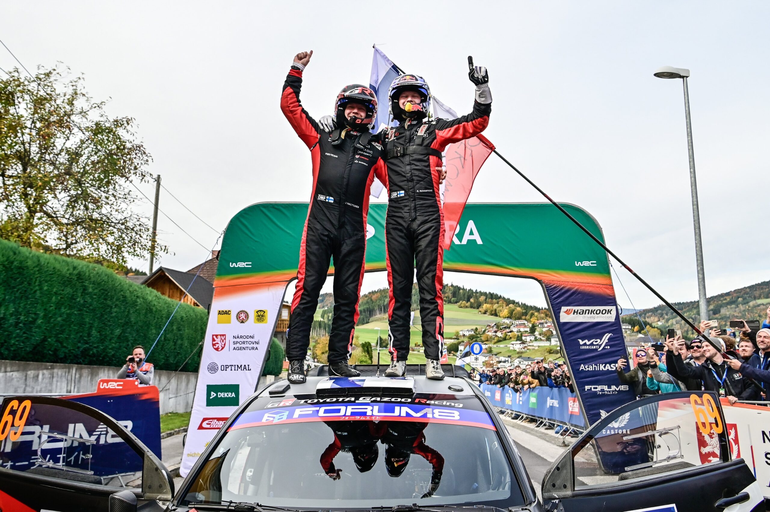 Rovanperä vence el Rally de Europa Central; Toyota se consagra pentacampeón del WRC