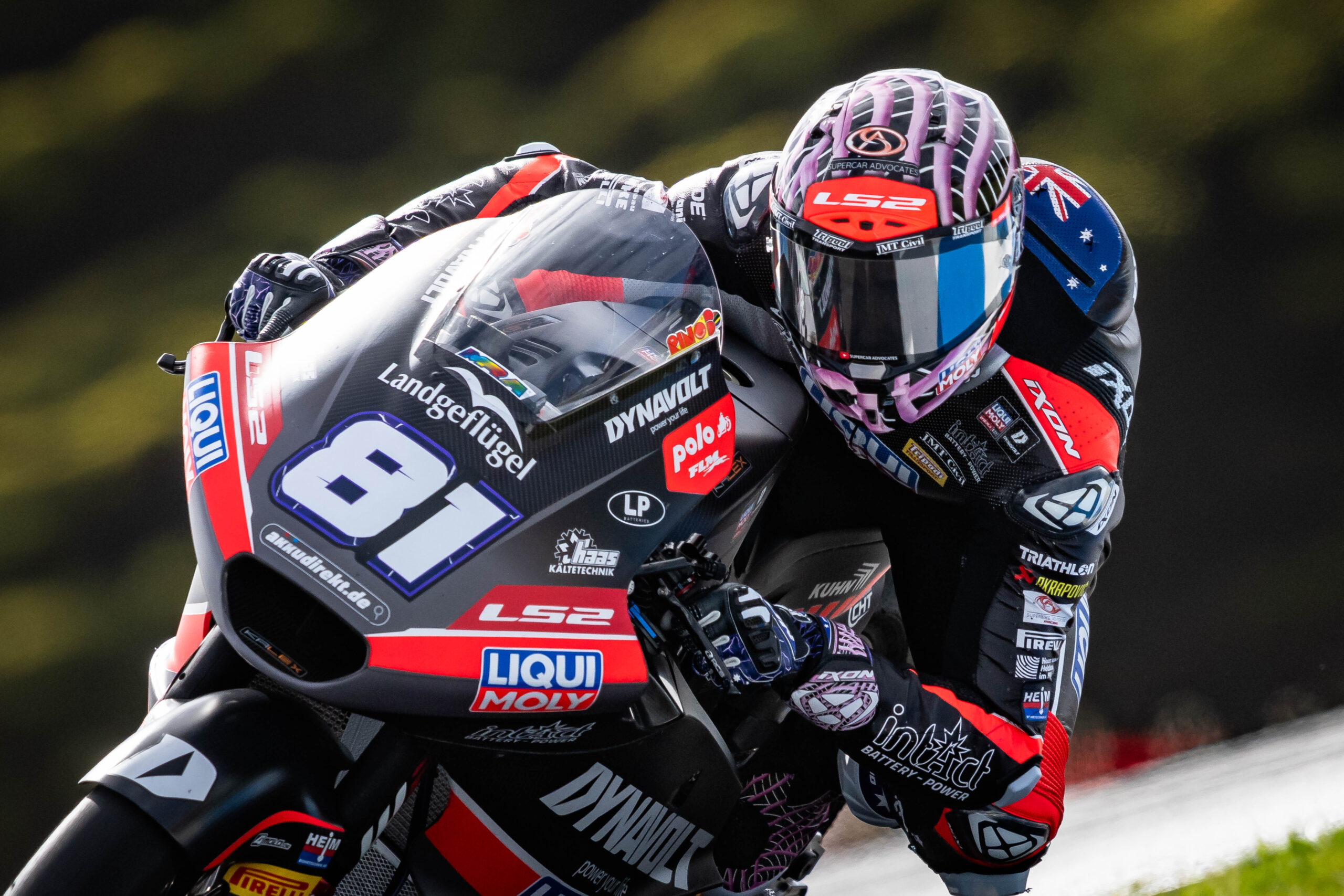 Agius passeia e vence GP da Austrália na Moto2. Moreira é 3º e González, 7º