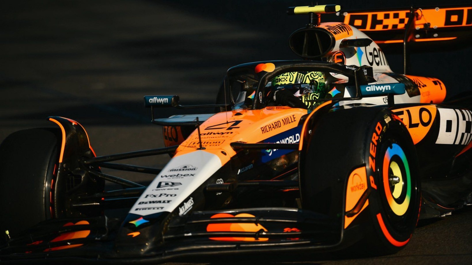 Norris reclama de equilíbrio em volta única e vê McLaren “com dificuldades” no México
