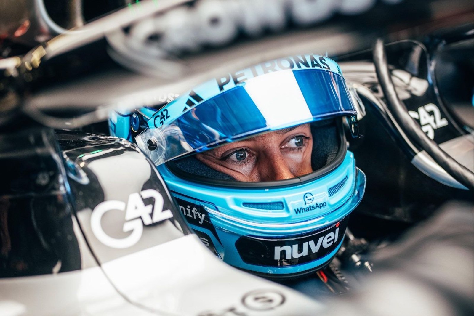 Russell vê “ritmo decente” da Mercedes e alerta para tráfego na classificação no México