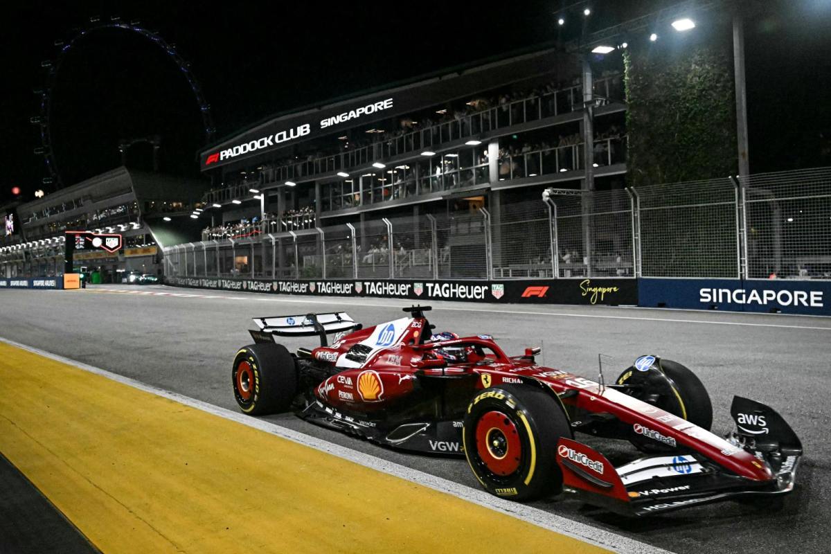 Ferrari revela problema de refrigeración en la SF-25 y lamenta el “difícil” GP de Singapur