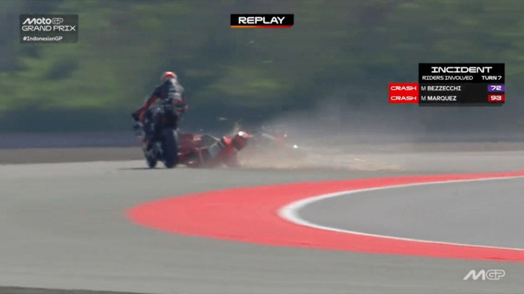 “Una Mierda”: Pilotos se quejan de la leca tras accidente de Marc Márquez en Indonesia