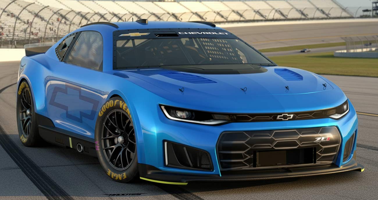 Chevrolet apresenta novo carro para disputa da temporada 2026 da Nascar