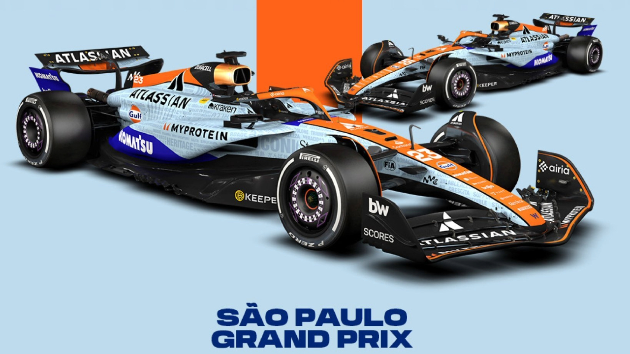 Williams presenta diseño especial para el GP de Sao Paulo: “Pensado para los fans”