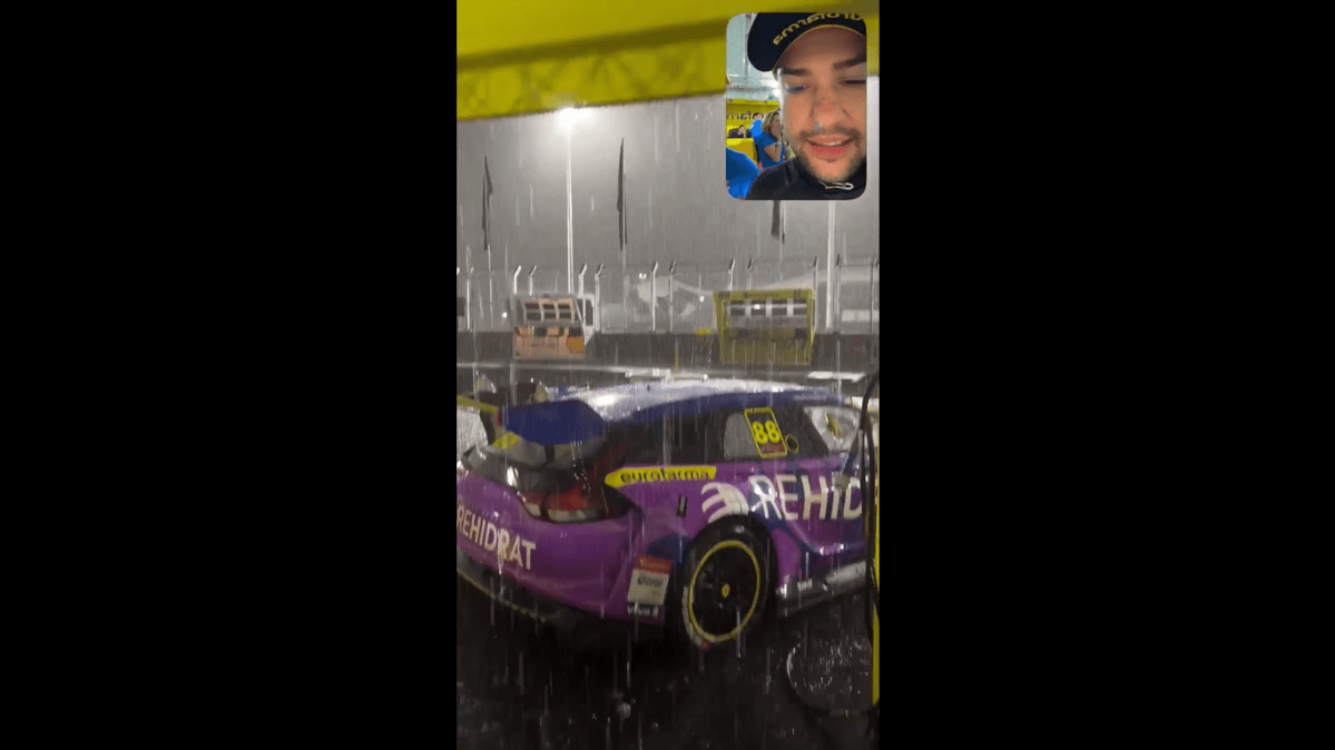 Fraga revela queda de arquibancada da Stock Car durante temporal em Cuiabá