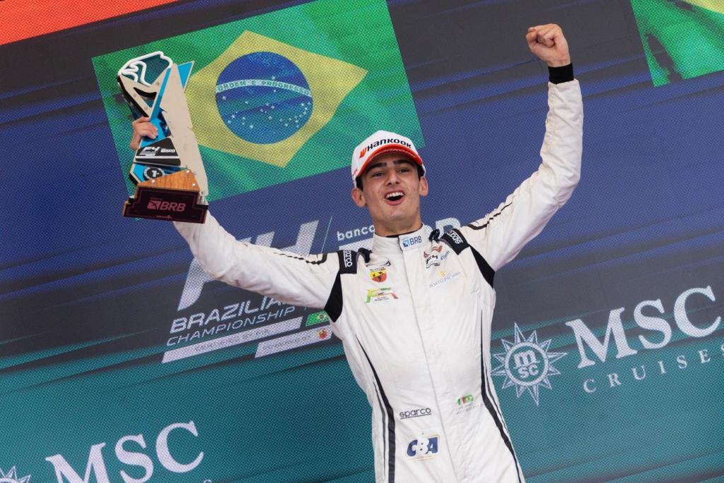 Fiorentino sobra na corrida 3 e vence pela 2ª vez na rodada da F4 Brasil em Interlagos