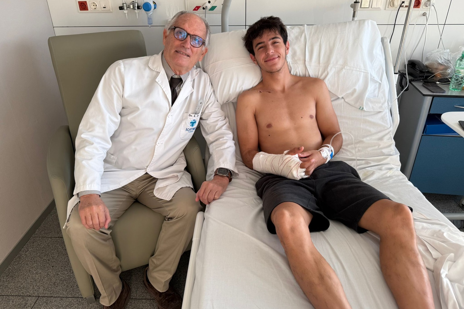 Rueda regresa a España y continúa con la recuperación tras el accidente en Malasia