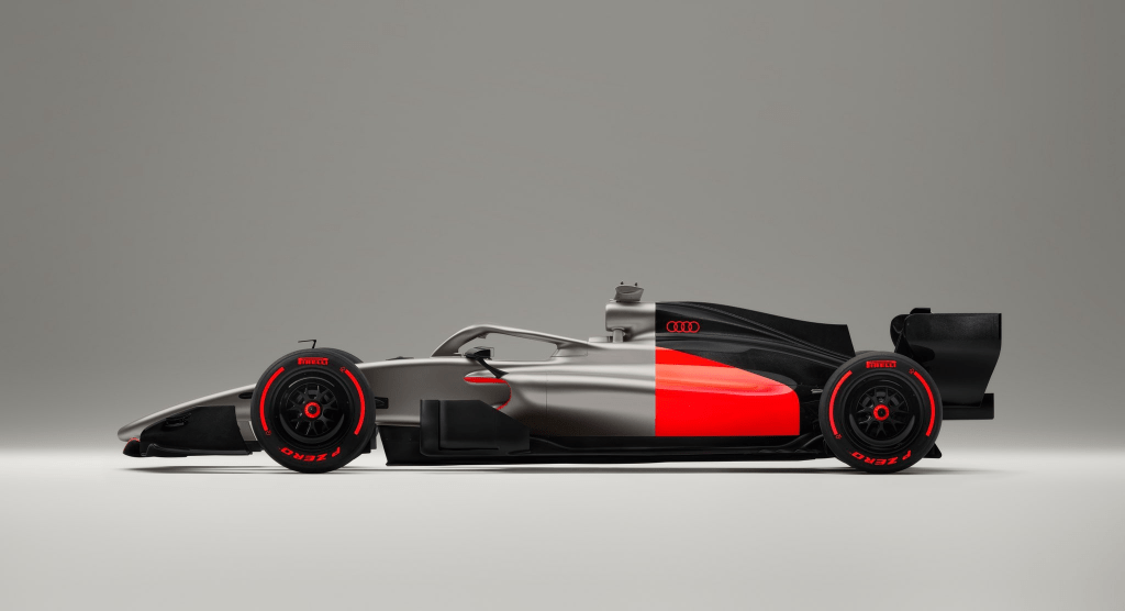 Audi revela diseño conceptual del auto debutante de la temporada 2026 de F1