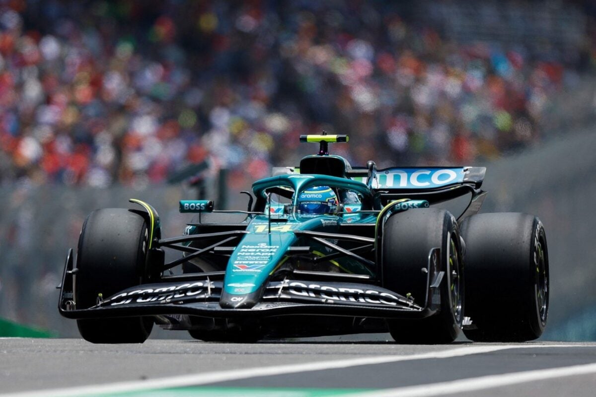Alonso admite que Aston Martin no será competitivo en Brasil: “No creo en la magia”