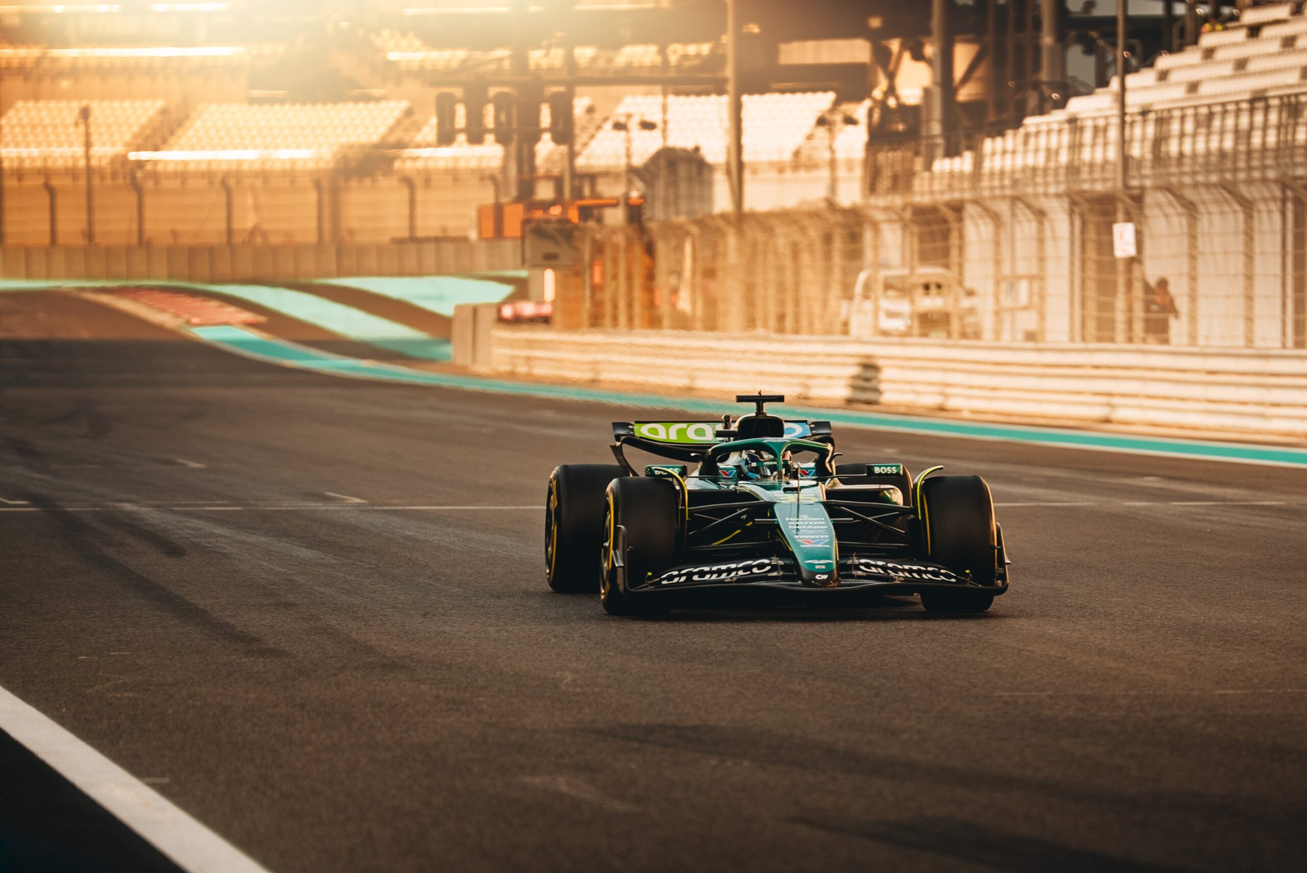 Crawford encabeza con Aston Martin el último test para la F1 2025; Norris acaba 12°
