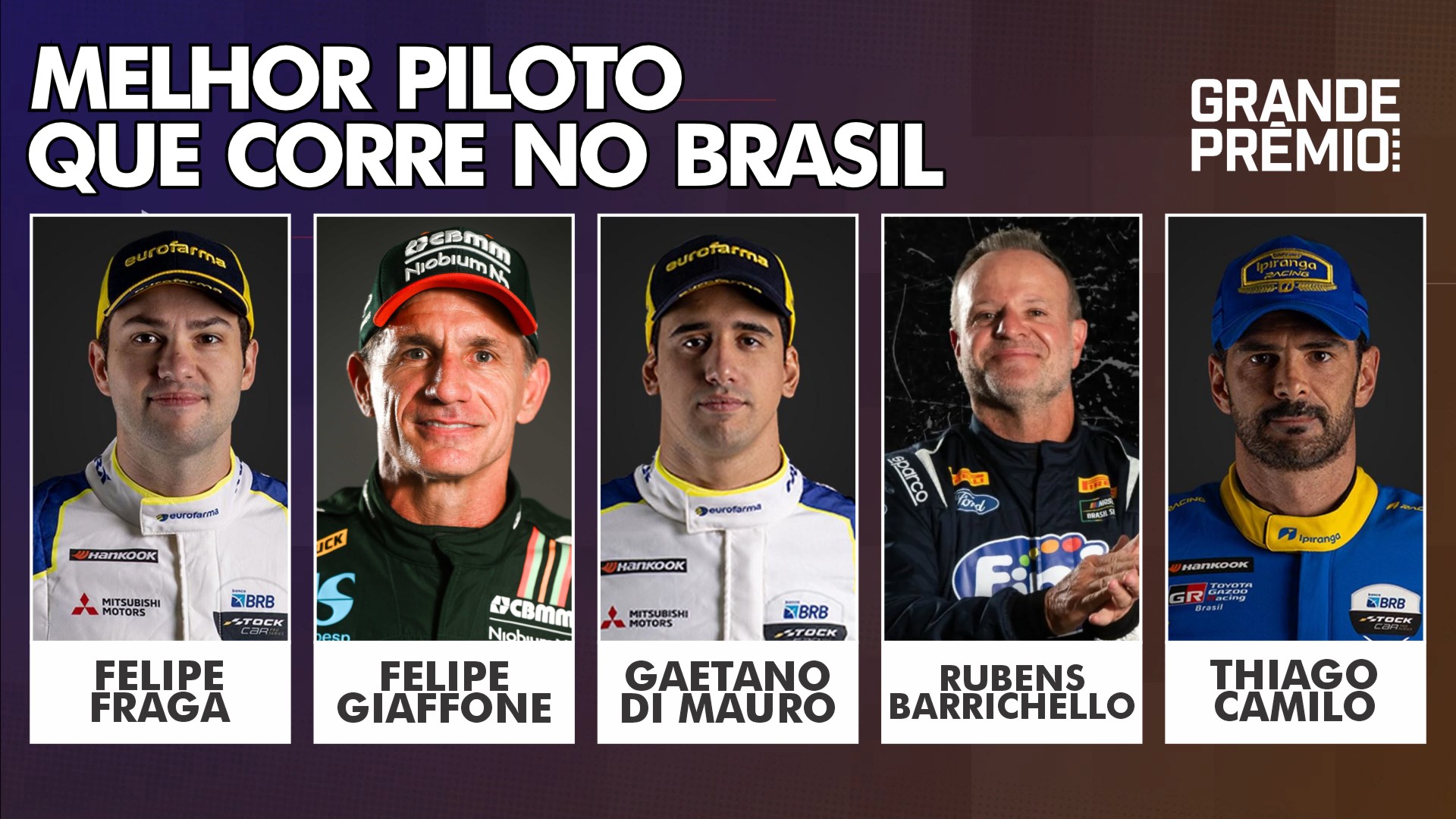 Melhores do Ano 2025: Fraga, Giaffone, Di Mauro, Barrichello ou Camilo: quem leva?