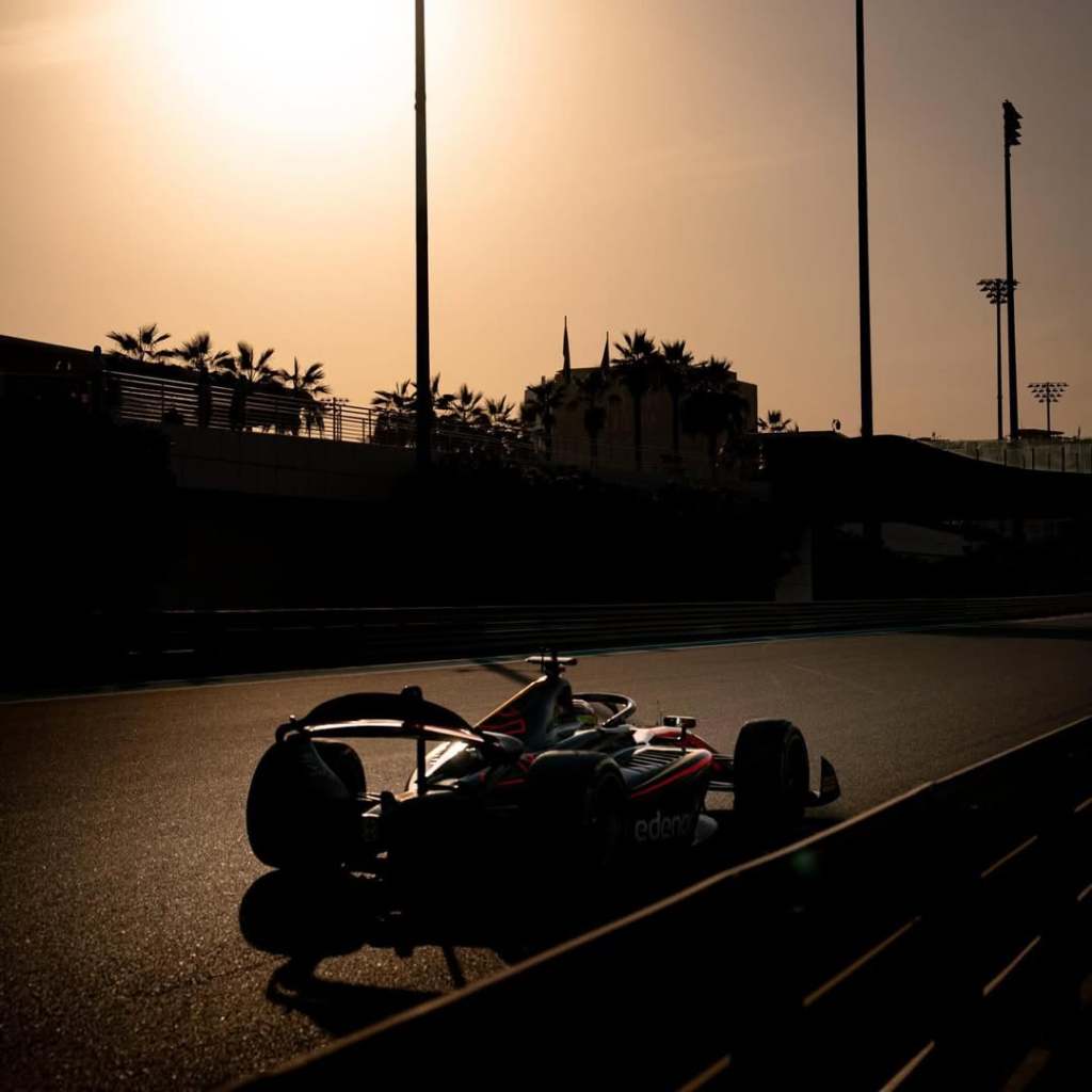 Varrone reconoce “cansancio” tras test de F2 en Abu Dhabi, pero “contento con el progreso”