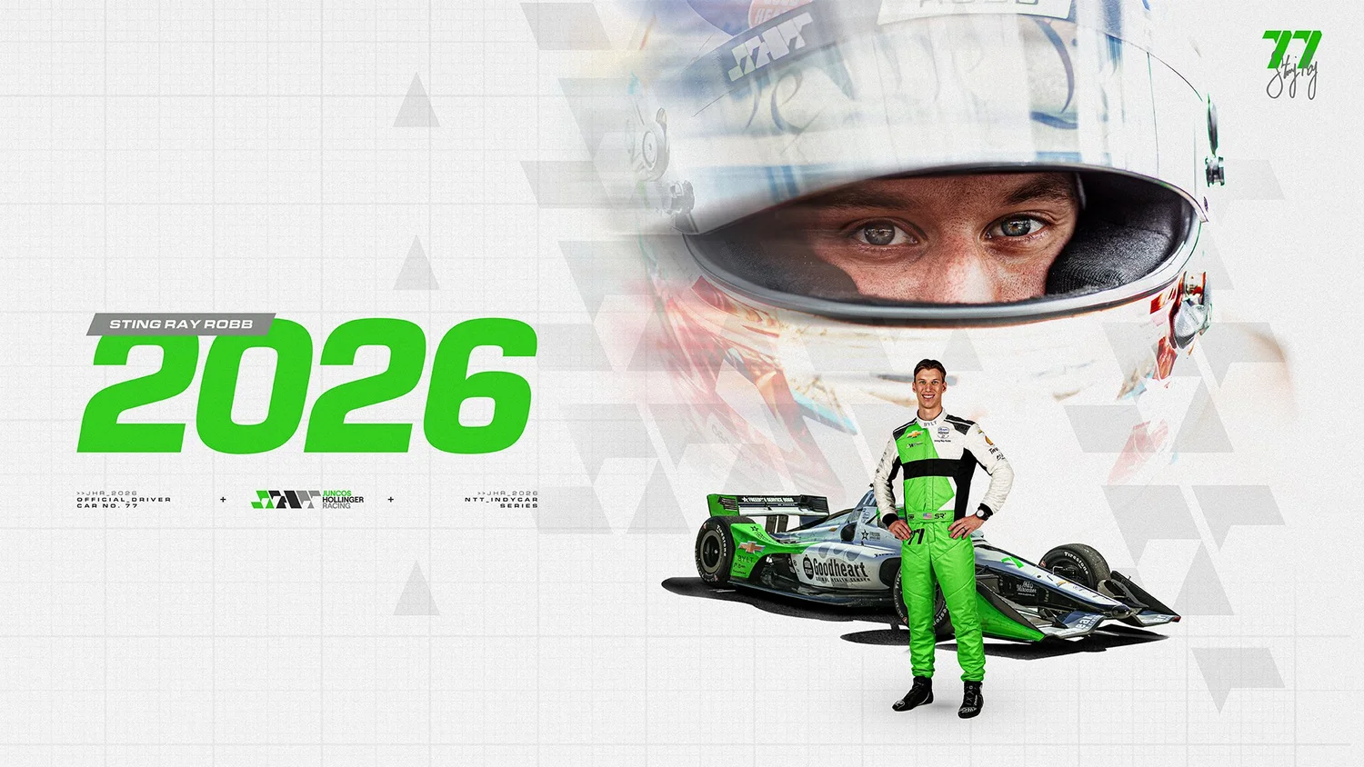 Juncos Hollinger Racing confirma la continuidad de Robb para la Indy 2026