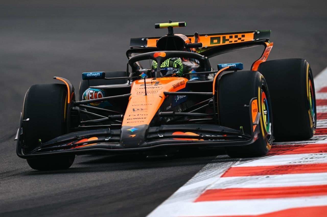 Norris bate Verstappen por 0s008 e lidera TL1 sem Piastri em Abu Dhabi. Bortoleto é 7º