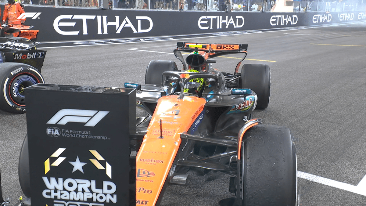 “Agora sei como Verstappen se sente”: Norris se emociona com título mundial em Abu Dhabi