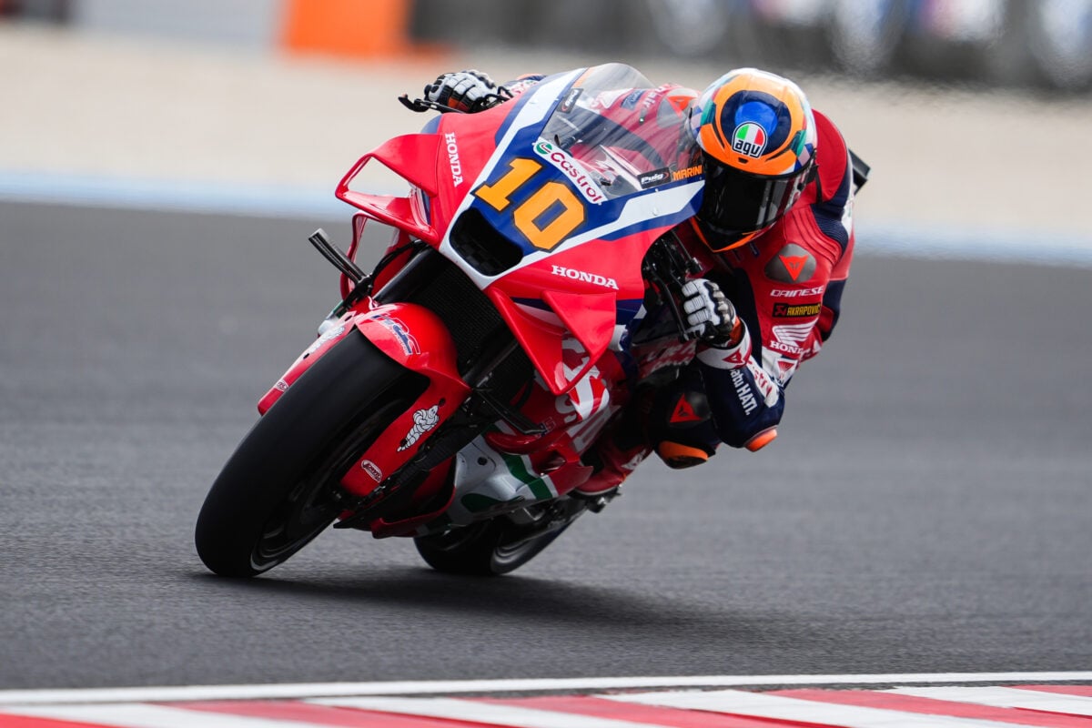 Marini explica su rutina en Honda y detalla su relación con Bagnaia y Bezzecchi en MotoGP
