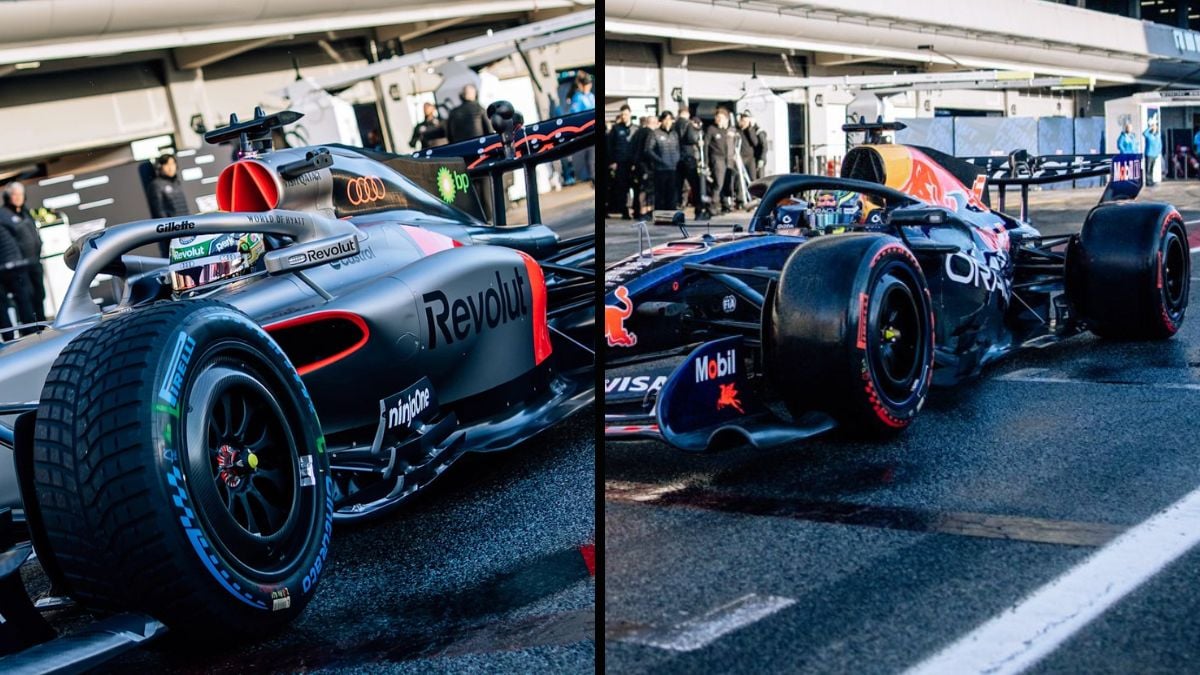 Red Bull imita al Mercedes de 2022 y adopta pontones diferentes en test de Barcelona