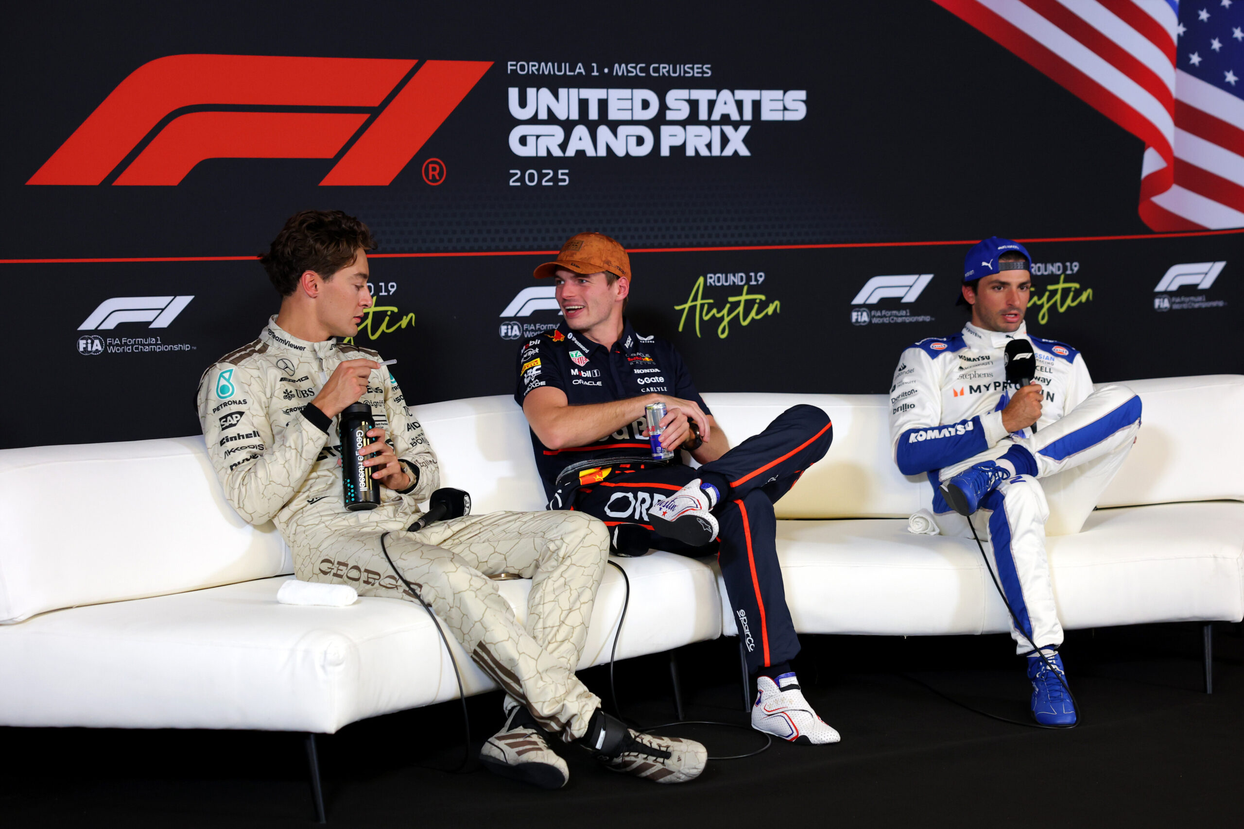 Russell acusa a Verstappen de manipulación para “forzar salida” de Horner de Red Bull
