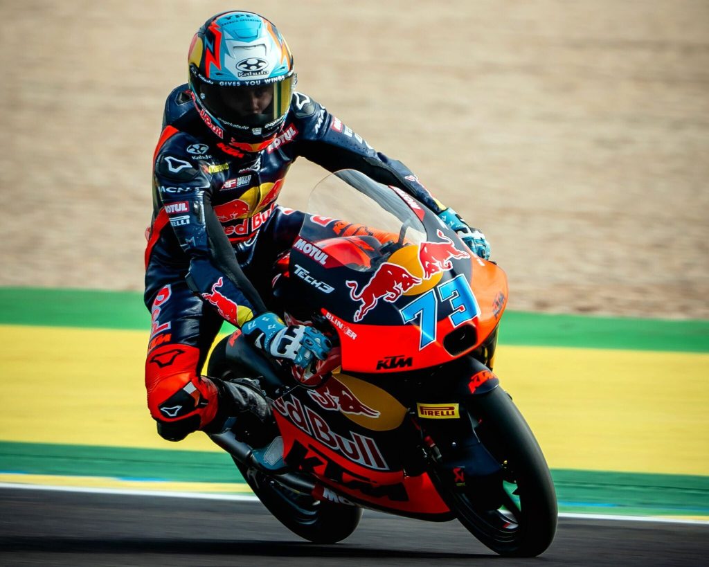 Quiles bate a Pini y es el más rápido de Moto3 en Austin; Perrone, 5° y Morelli, 9°