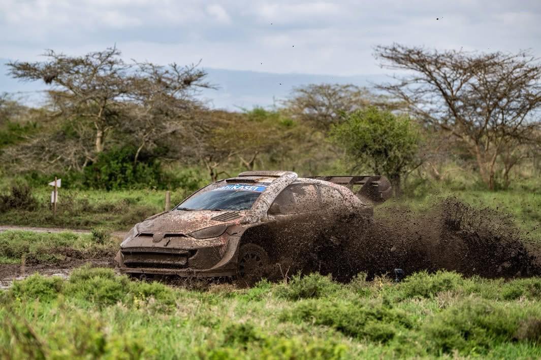 Katsuta lidera la segunda jornada del Rally Safari del WRC en Kenia
