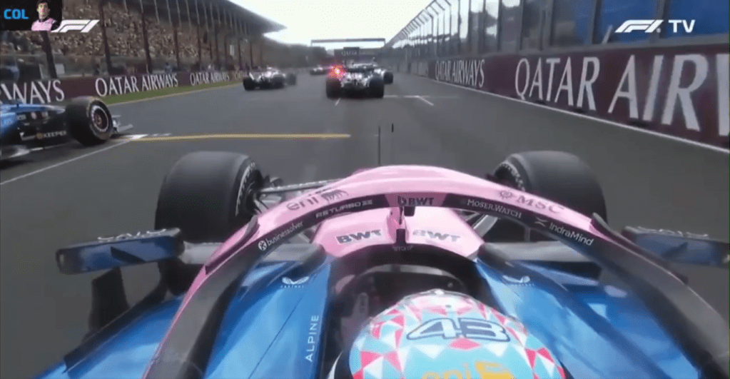 Colapinto evita una colisión con Lawson en el inicio del GP de Australia 2026