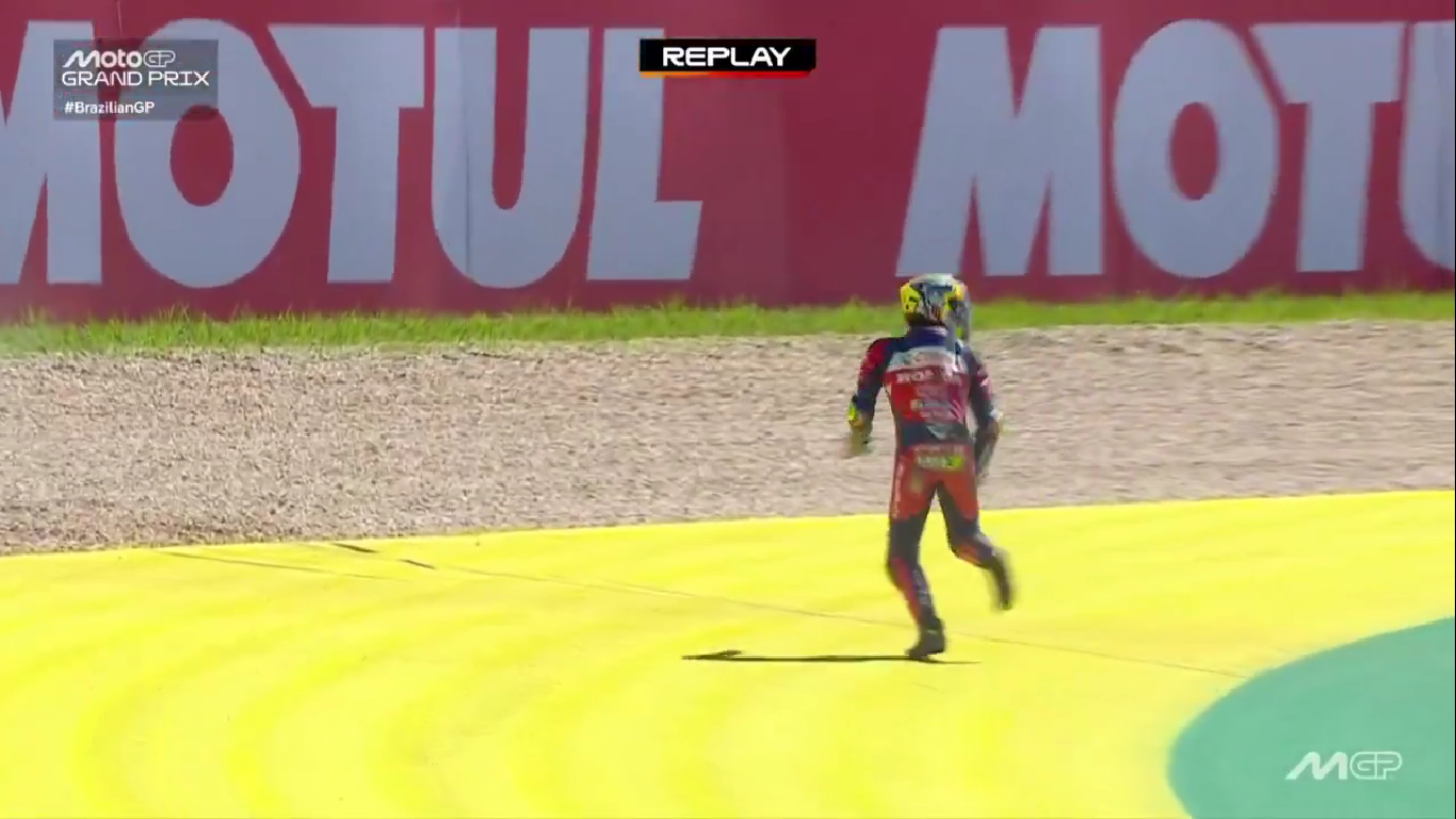 Mir completa fim de semana desastroso e sofre nova queda no GP do Brasil de MotoGP