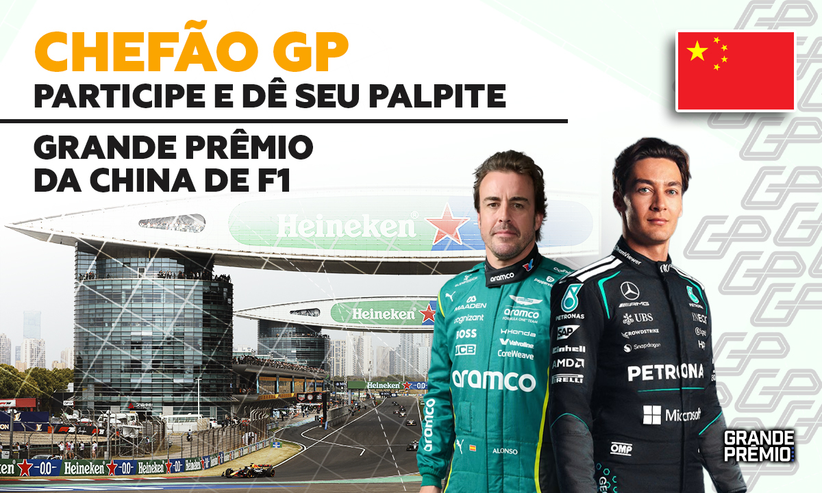 CHEFÃO GP abre palpites para GP da China, 2ª etapa da F1 2026