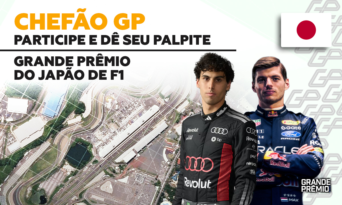 CHEFÃO GP abre palpites para GP do Japão, 3ª etapa da F1 2026