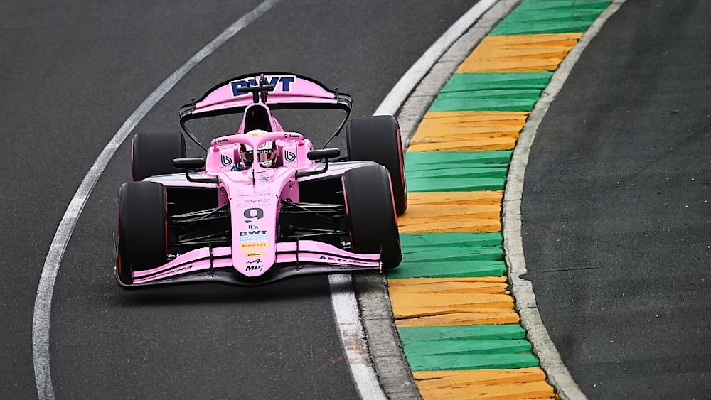 Mini lidera el entrenamiento libre de F2 en Australia; Duerksen, 9°; Varrone, 14°