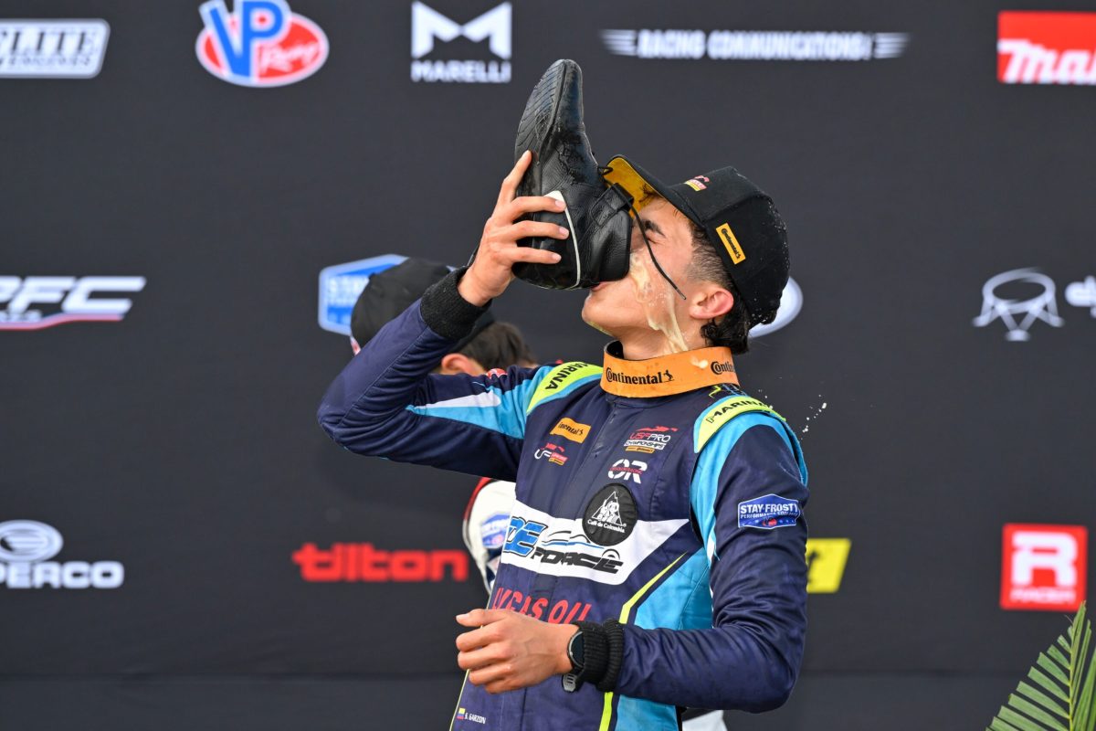 Garzón vence corrida 2 e varre abertura da USF 2000 em St. Pete. Escorpioni vai ao pódio