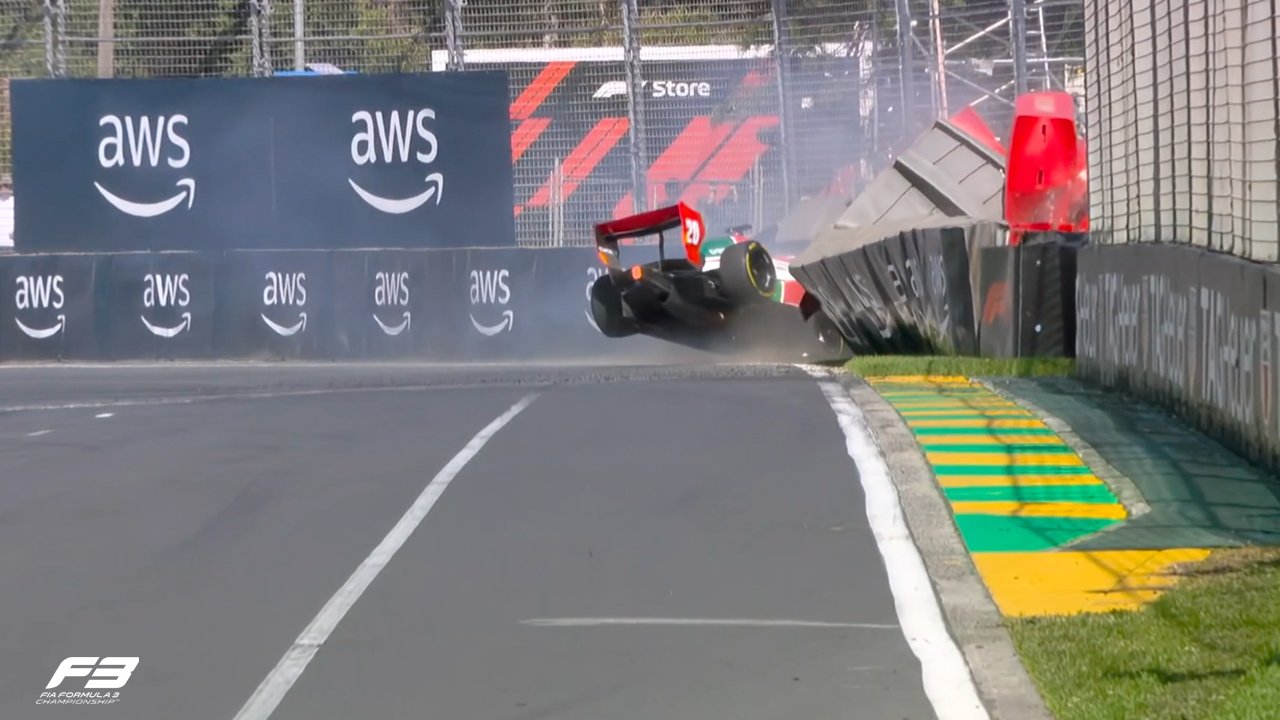 Piloto de Prema actualiza su estado de salud tras golpe en la sprint de la F3 en Australia