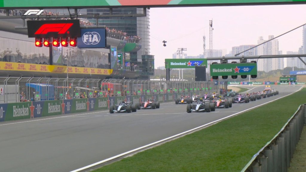 Colapinto avanza hasta el sexto puesto en el inicio del GP de China
