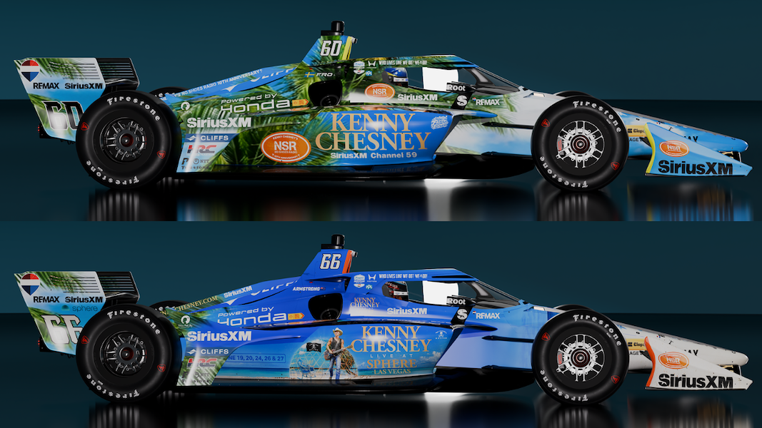 Meyer Shank faz homenagem e emula abadá em pinturas exóticas para GP do Alabama