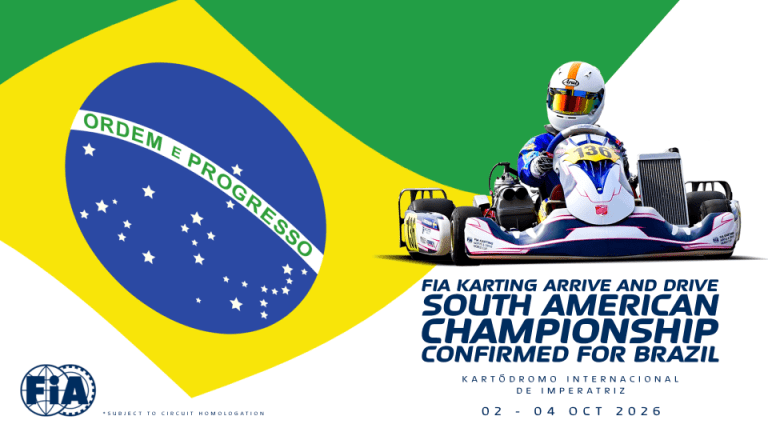 FIA anuncia Maranhão como sede de Sul-Americano de Kart Arrive and Drive